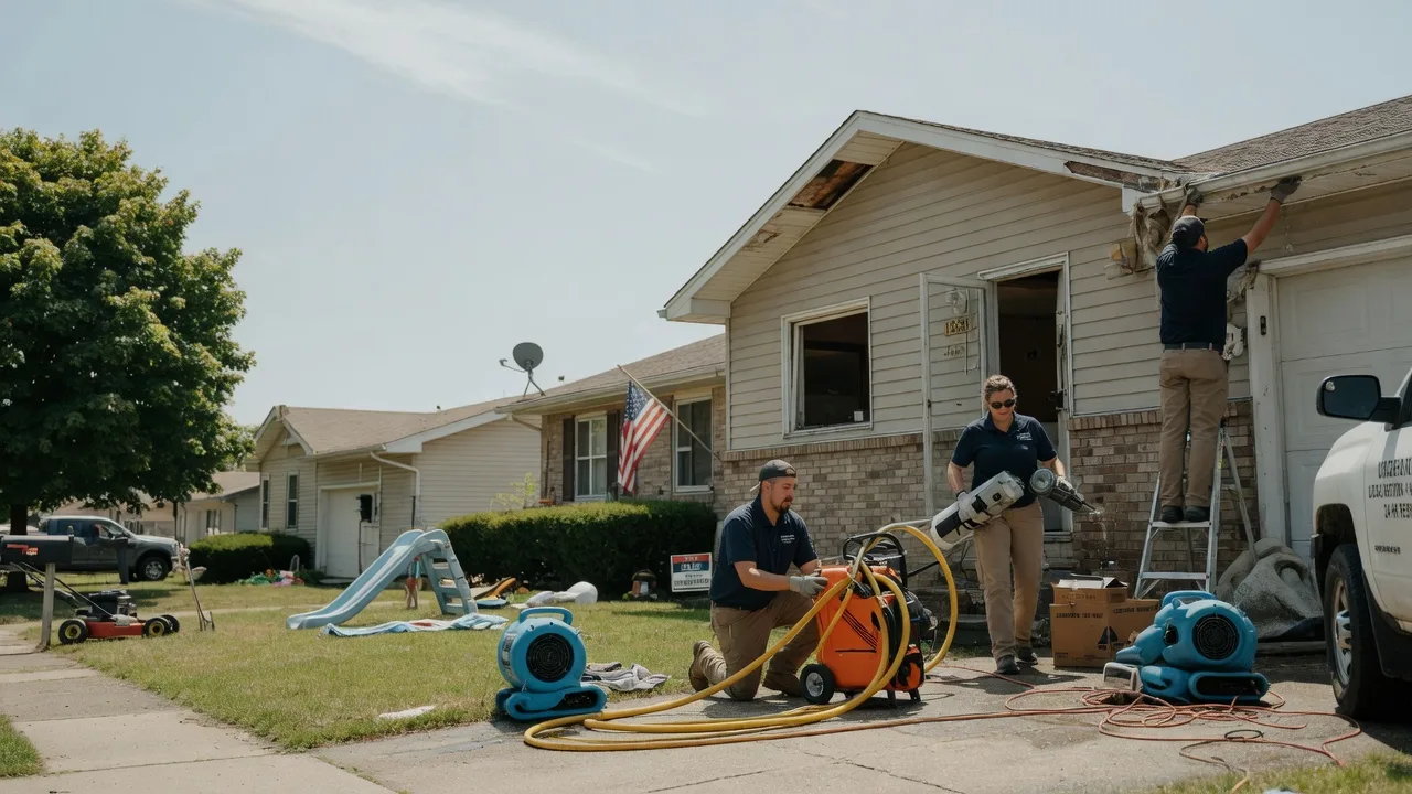 Water Damage Restoration in De Land, IL near me